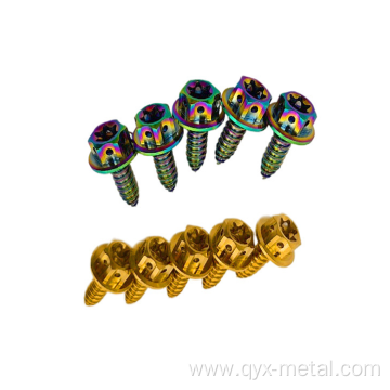 High-Quality Titanium Hex Flange Bolts for Automotive